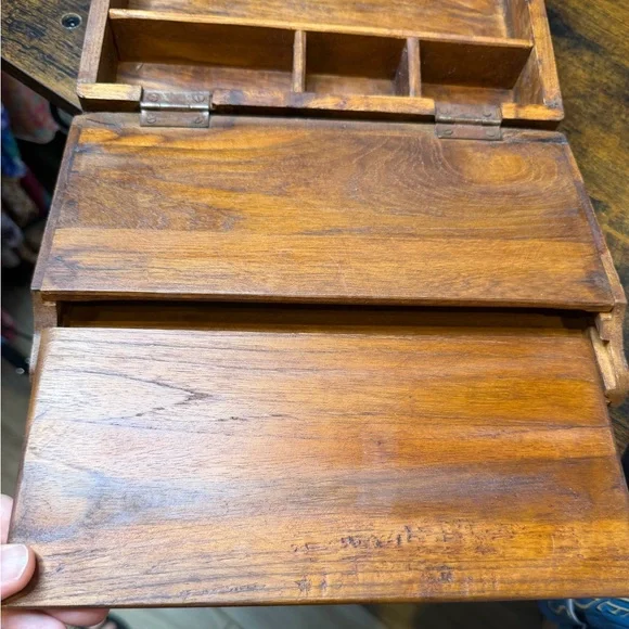 Vintage Writing Desk Secretary Chest Keepsake Box Writing Table